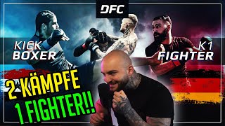 Edmon reagiert auf Defend FC Kickboxer vs K1Fighter  2 FIGHTS  Stream Highlights [upl. by Lecia]