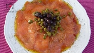 Cómo hacer Carpaccio de Salmón Ahumado  LHCY [upl. by Honor]