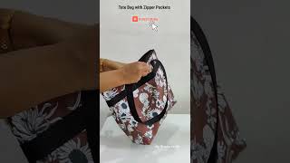 How to make a Cloth Handbag at home  Easy Sewing Tutorial bag totebag handmade [upl. by Assili]