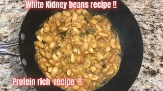 White kidney beans recipe in tamil Recipe 264 [upl. by Arimaj876]