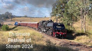 Thirlmere Festival of Steam 2024 Part 1 [upl. by Nottap]