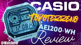 🔍CASIO AE1200WH  Review de un Todoterreno digital [upl. by Lleinnad]