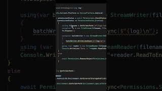 How to write logs in MAUI  VScode android viral androidlogs appdevelopment batcodes akhil [upl. by Aynotahs880]