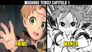 Mushoku Tensei  Capitulo 1  COMPARATIVA ANIME vs MANGA [upl. by Rehpotsirahc]