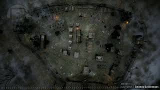 Village of Barovia Graveyard Global Overview  Battlemap Demo  Curse of Strahd  Beneos Maps [upl. by Siloa64]