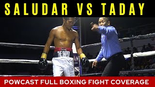 Froilan Saludar vs Reymark Taday Full Boxing Fight  Samman Boxing Promotions [upl. by Nicholle]