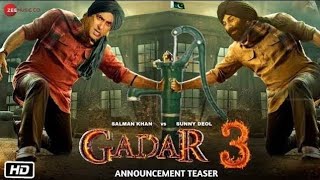 Gadar 3 Official Trailer  Sunny Deol Salman Khan Utkarash Sharma Anil Sharma  gadar3 [upl. by Plantagenet852]