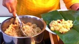 नारळी भात  Narali Bhat Recipe  Sweet Coconut Rice  Ritika Sawants Kitchen [upl. by Affrica]