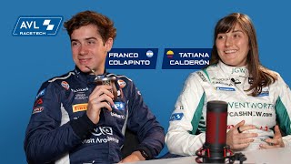 AVL RACETECH  PODER LATINO with Tatiana Calderón and Franco Colapinto [upl. by Florance]