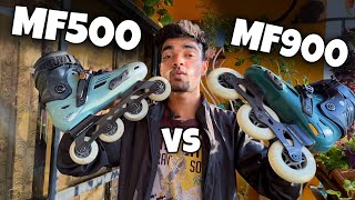 Oxelo MF500 Vs MF900  Inline Skate Comparison  Vishal Skater [upl. by Trescott19]