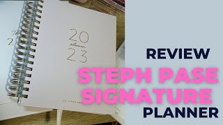 Flip through and review of Steph Pase signature weekly planner [upl. by Huberman]