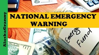 National Emergency WarningNational Emergency FundStash Cash [upl. by Kelly]