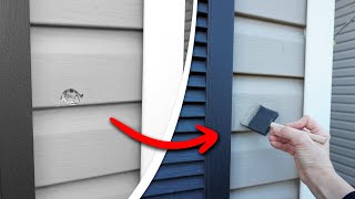 Fixing Vinyl Siding Holes StepbyStep Repair Tutorial [upl. by Wittie970]