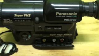 Panasonic NVS90 SVHSC camcorder [upl. by Anifur]