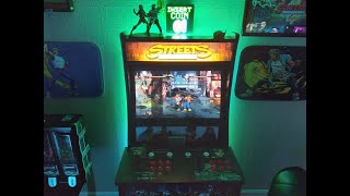 Custom Streets Of Rage Legacy Arcade Cabinet [upl. by Angeli921]