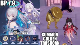 Honkai Impact 3 79  BATTLE PASS 79  Summon Golden Trashcan in Elysia Realm [upl. by Lebaron222]