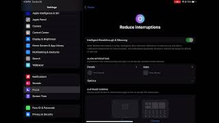Apple Intelligence How to use and customize Reduce Interruptions Focus [upl. by Savil]