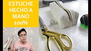 aprende hacer un estuche o lapicera super fácil y completamente a mano [upl. by Euphemia]