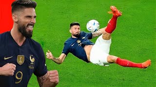 Every Olivier Giroud Bicycle Kick Attempt [upl. by Saunderson428]