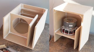 DIY 12 inch Subwoofer Box  BudgetFriendly Build [upl. by True]