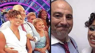 SO AWKWARD Katya Jones Reacts to Wynne Evans Wandering Hand on Strictly [upl. by Anyak818]