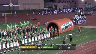 Golden Valley High School at Porterville High School  2021 Football [upl. by Edahc]