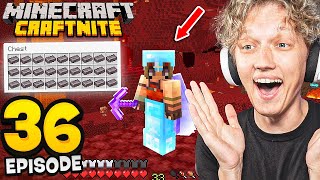 Craftnite 2 Episode 36  NETHERITE MINING HACK new secret [upl. by Nylicaj]