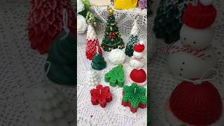 Christmas Candles Unmolding 🎄 candle christmas candlemaking diycrafts diy fyp crafts shorts [upl. by Soinotna483]