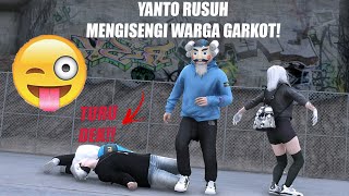 FUNNY MOMENT YANTO MERUSUHI WARGA KOTA DAN DI KEJAR SELURUH WARGA KOTA SAMPE DAPAT GTA 5 ROLEPLAY [upl. by Netsrejk258]