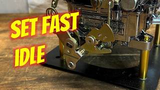 How to Set Fast Idle Speed [upl. by Bat]