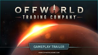 Offworld Trading Company  Gameplay Trailer [upl. by Neetsyrk625]