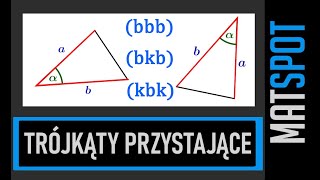 Trójkąty przystające  cechy przystawania [upl. by Esma]