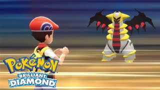 Catching Giratina  Pokémon Brilliant Diamond [upl. by Ardna]