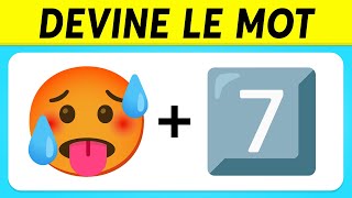 DEVINE LE MOT EN ÉMOJIS  QUIZ ÉMOJIS [upl. by Ainna]