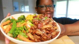 FLAVORFUL TERIYAKI CHICKEN VEGGIE AND RICE BOWL MADE AT HOME [upl. by Ahsael464]