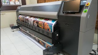 Mesin Digital Printing Flora XTRA320K KM512i30PL 4H [upl. by Popele]