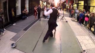 Incredible Tango  Florida amp Lavalle Street Dancers in Buenos Aires [upl. by Enylhsa]