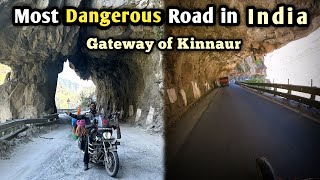 Most Dangerous Road in INDIA  Gateway of KINNAUR  Chitkul to Shimla [upl. by Caniff]