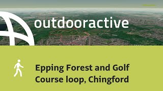 Epping Forest and Golf Course loop Chingford [upl. by Eeralav]