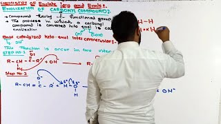 Base catalyzed ketoenol interconversion  enolization of carbonyl compound [upl. by Minette595]