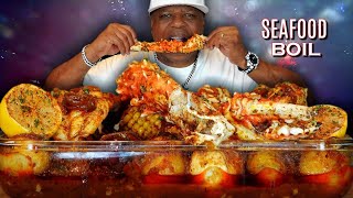 Seafood Boil  Seafood Mukbang 먹방 [upl. by Leoine]