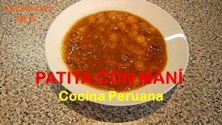 PATITA CON MANI  RECETAS  COCINA PERUANA [upl. by Nomzed310]