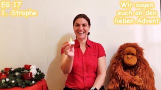 Wir sagen euch an den 1 Advent  Bewegungslied  Weihnachtslieder für Kinder zum Mitsingen [upl. by Valentino]