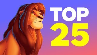 Top 25 Best Disney Animated Movies [upl. by Annaicul]