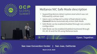 OCP Summit19  EW NIC 30 Development  NIC Safe Mode [upl. by Vaughn]