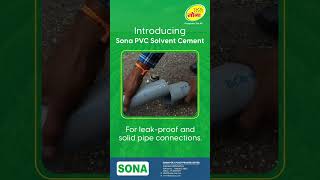 LeakProof Pipes with Sona PVC Solvent irrigation dripirrigation irrigationsystem [upl. by Brest]