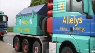 Allelys Heavy Haulage Transformer move part 9 [upl. by Anertac756]