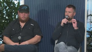 Eric Church Luke Combs Roy Cooper discuss Concert for Carolina [upl. by Swain928]