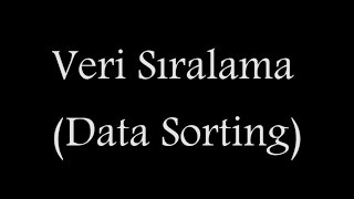 Excel Dünyası  Veri Sıralama Data Sorting [upl. by Aihsakal]