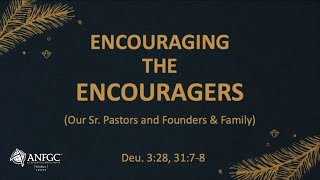 Encouraging the Encouragers  Rev Christine Mears  ANFGC Windsor [upl. by Ymmac]